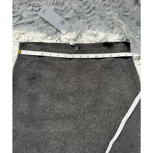 NWT EILEEN FISHER Woman’s $188 Stretch Knit Pull On Pencil Skirt Gray Size SP - Picture 5 of 9